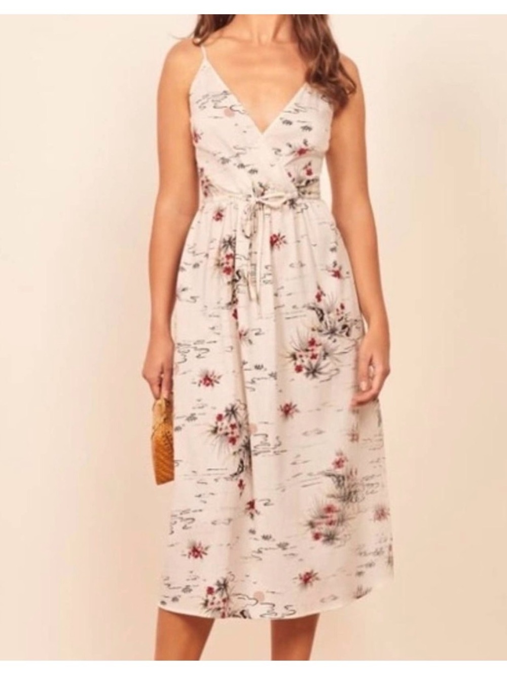 Reformation Anita Midi Dress in Tonga Print size Medium